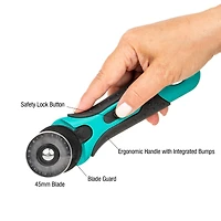 SINGER® ProSeries 45mm Stick Rotary Cutter with Ergonomic Handle & Blade Replacement