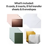 Cricut Joy™ A6 Foil Transfer Insert Cards, Forest Grove Sampler
