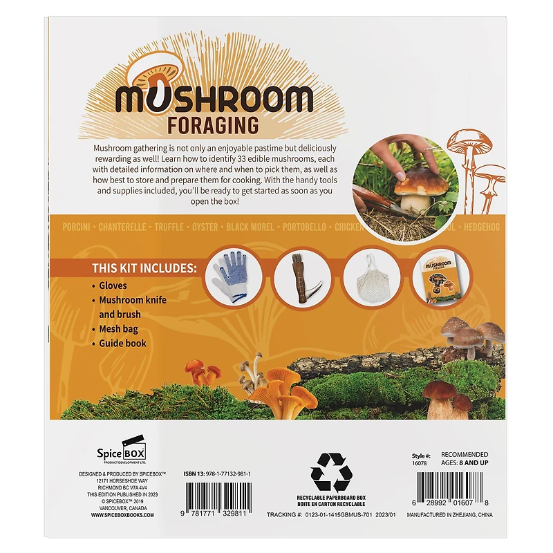 SpiceBox Mushroom Foraging Gift Box Kit