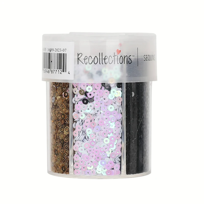 Signature™ Metallic Sequins Glitter Caddy by Recollections™