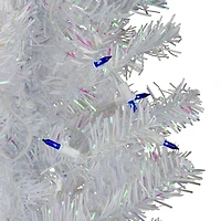 4ft. Pre-Lit Medium Pine Artificial Christmas Tree with Blue Lights