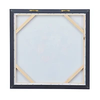 Blue Polystone French Country Framed Wall Art