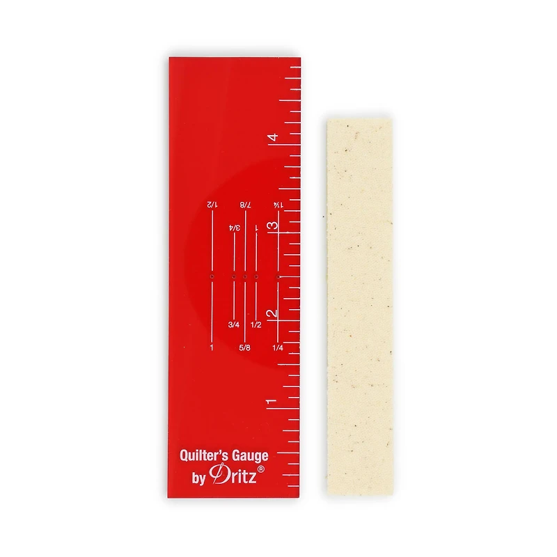 Dritz® Machine Seam Gauge & 1/8" Adhesive Guide for Straight Lines