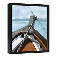 Boat Bough Black Framed Canvas Wall Art