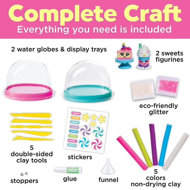 Creativity for Kids Make Your Own Water Globes Sweets Set