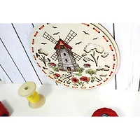 MP Studia Rural Mill Cross Stitch On Wood Kit