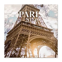 TF Publishing 2024 Paris Bilingual Wall Calendar