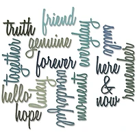 Sizzix® Thinlits® Friendship Script Words Die Set by Tim Holtz®