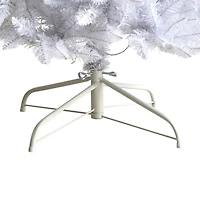 8ft. Pre-Lit White Artificial Christmas Tree, Warm White LED Lights