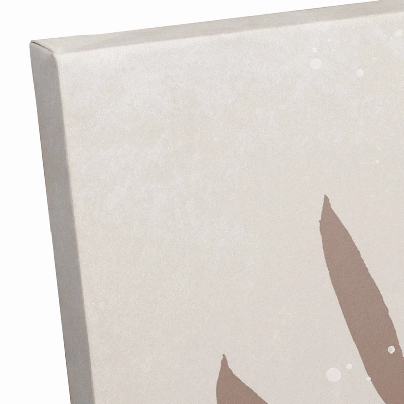 Boho Leaves And Arches 24" x 24" Canvas Wall Art