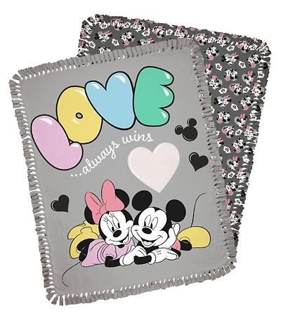 Disney® 48" Love Always Wins No Sew Fleece Throw Kit