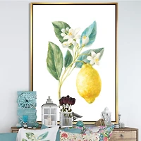Designart - Floursack Lemon I