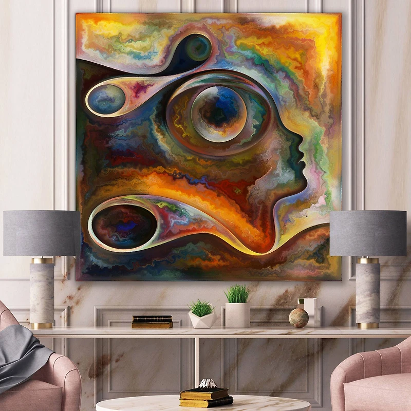 Designart - Inner Reality Landscape Painting