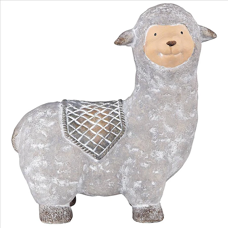 Design Toscano 12" Andes the Little Alpaca Garden Statue