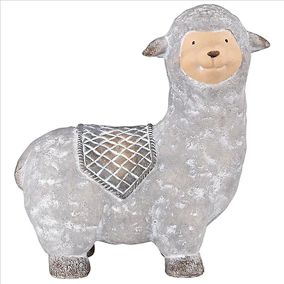 Design Toscano 12" Andes the Little Alpaca Garden Statue