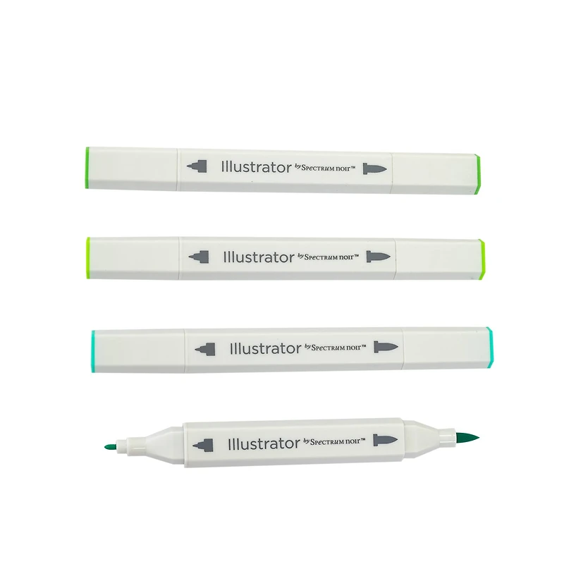 Spectrum Noir™ Illustrator Verdant Dual-Tip Brush Markers