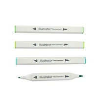 Spectrum Noir™ Illustrator Verdant Dual-Tip Brush Markers