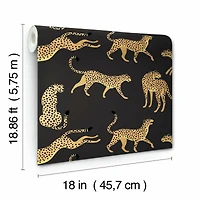 RoomMates Cheetah Cheetah Peel & Stick Wallpaper