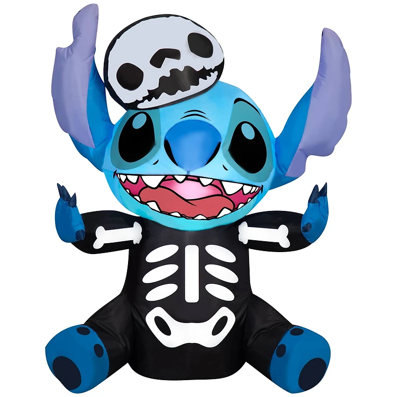 36" AirBlown® Inflatable Disney® Stitch as Skeleton