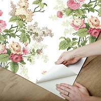 RoomMates Brights Waverly Emma's Garden Peel & Stick Wallpaper