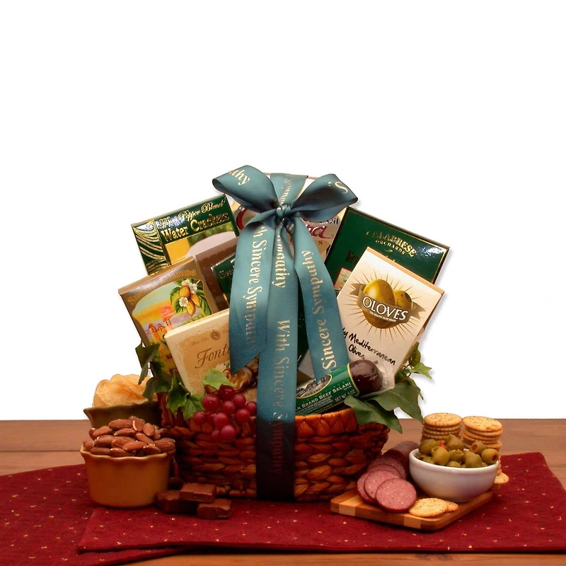 In Loving Memory Sympathy Gift Basket