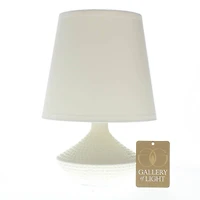 10'' White Table Lamp