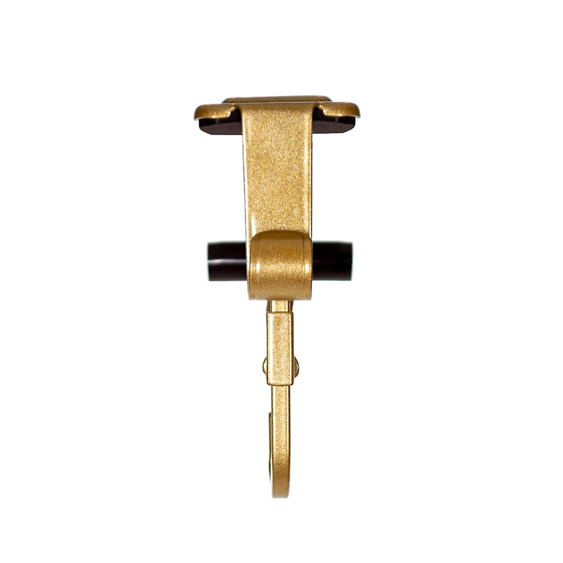 Gold Mantel Garland & Christmas Stocking Holder, 2ct.