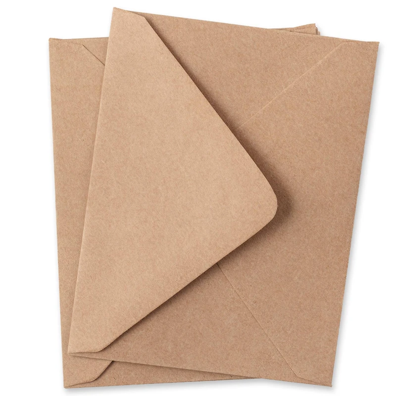12 Packs: 50 ct. (600 total) 4.6" x 5.75" Kraft Envelopes by Recollections™
