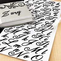 12 Pack: Flirty Glitter Alphabet Stickers by Recollections