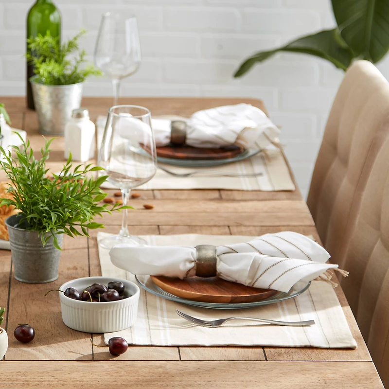 DII® French Stripe Placemats