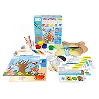 Bright Stripes Let's Craft S.T.E.A.M. School Painting Science Kit
