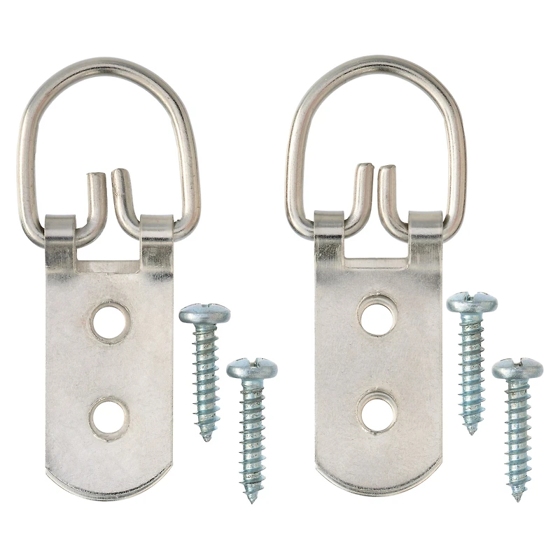 24 Packs: 2 ct. (48 total) 75lb. 2-Hole D-Ring Hanger by Studio Décor®