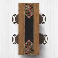 72" Diamond Kwanzaa 2 Table Runner