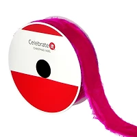 1.5" x 15ft. Hot Pink Velvet Ribbon by Celebrate It®