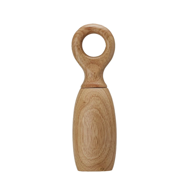 Hello Honey® 8.25" Natural Rubberwood Classic Salt & Pepper Mill