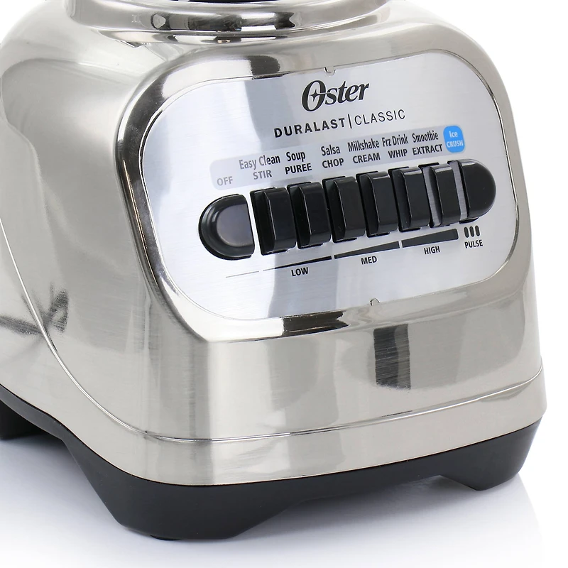 Oster Chrome 2-in-1 System 700 Watt 8-Speed 6-Cup Blender with Personal Blend-n-Go Cup