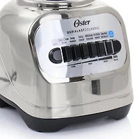 Oster Chrome 2-in-1 System 700 Watt 8-Speed 6-Cup Blender with Personal Blend-n-Go Cup