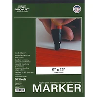 Pro Art Marker Paper Pad, 9" x 12"