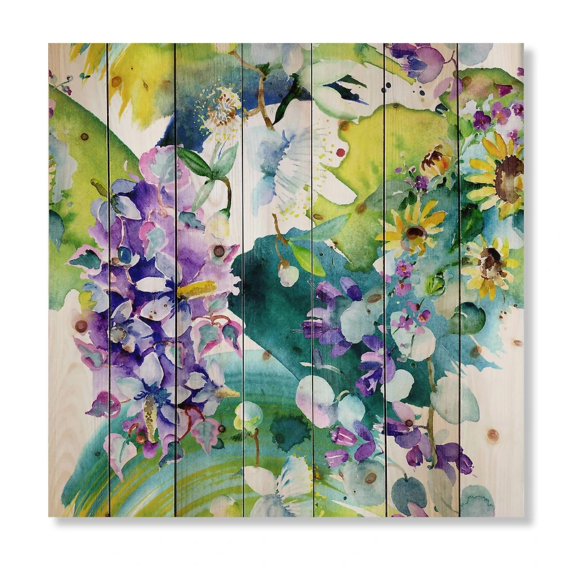 Designart - Bouquet of Wildflowers and Sunflowers