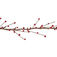 5ft. Red Berry Branch LED Garland String Lights by Ashland®