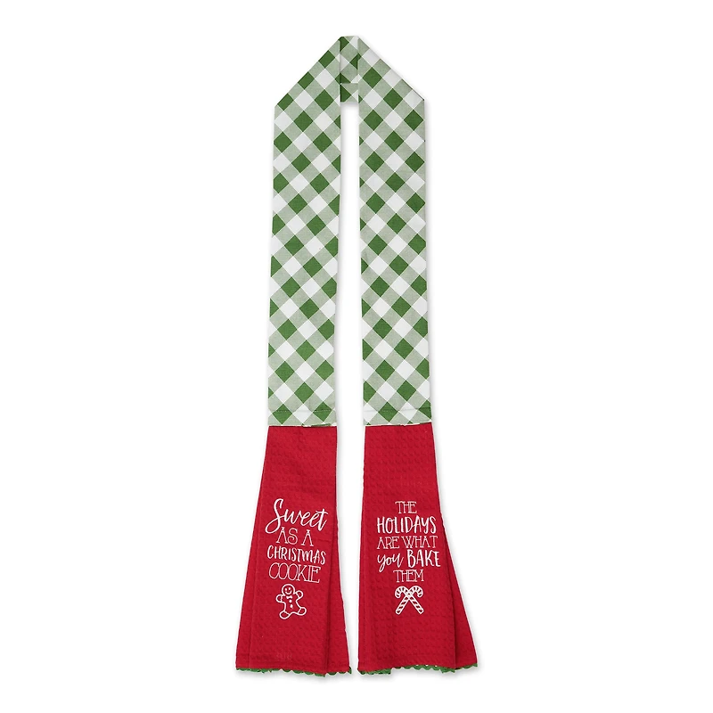 DII® Sweet Christmas Cookie Kitchen Towel Scarf