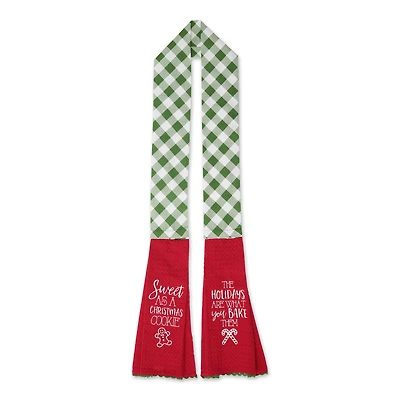 DII® Sweet Christmas Cookie Kitchen Towel Scarf