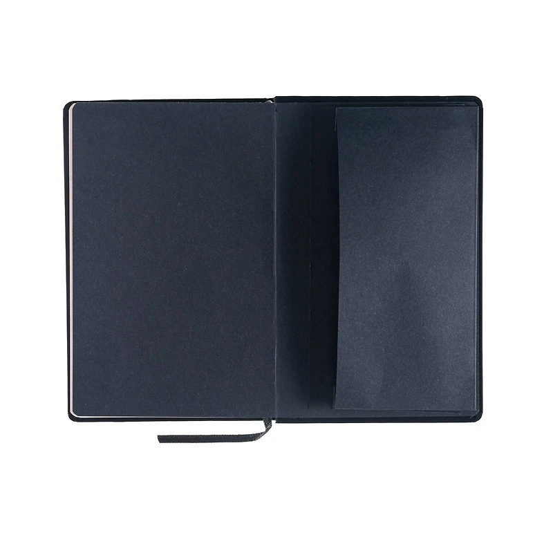 Fabriano® Ispira Black Hard-Cover Dotted Notebook