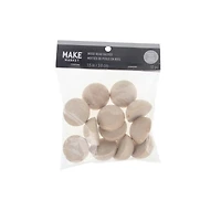 1.5" Wood Bead Halves by Make Market®