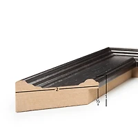 Frame USA Café Beveled Espresso Single Image Picture Frame