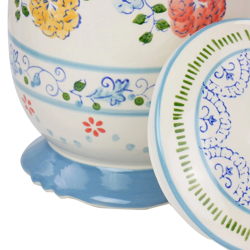 Gibson Elite® Anaya Ceramic Canister with Lid in Floral