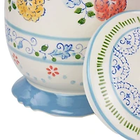 Gibson Elite® Anaya Ceramic Canister with Lid in Floral