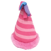 fouFIT Birthday Hat Crinkle Plush Dog Toy