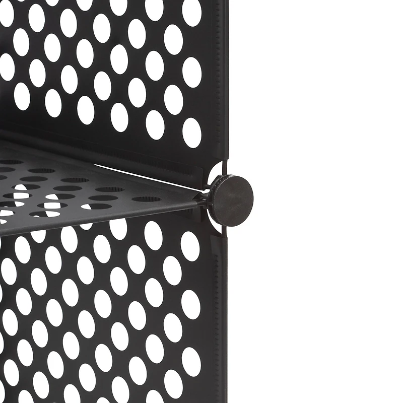 Organize It All Black Stacking Cubes, 4ct.