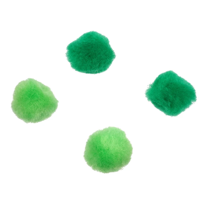 12 Packs: 80 ct. (960 total) 1" Green Pom Poms by Creatology™